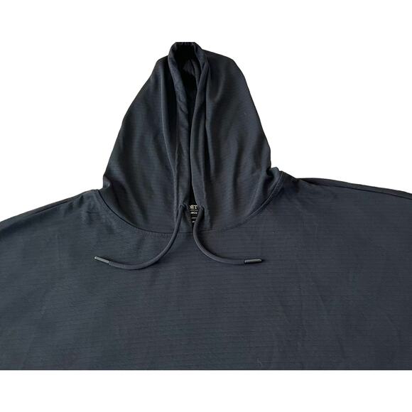 MONDETTA PERFORMANCE + LUXURY LONG SLEEVE HOODIE, WOMENS, L, BLACK, DRAWCORD - Picture 6 of 12